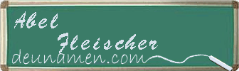 Abel Fleischer Visitenkarte